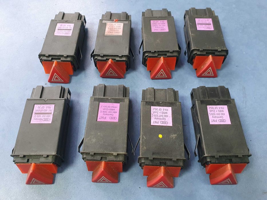 кнопка аварійки ауді А6 С5 A4 B5 4B0 941 509 C\D\K аварийки 4b0941509e