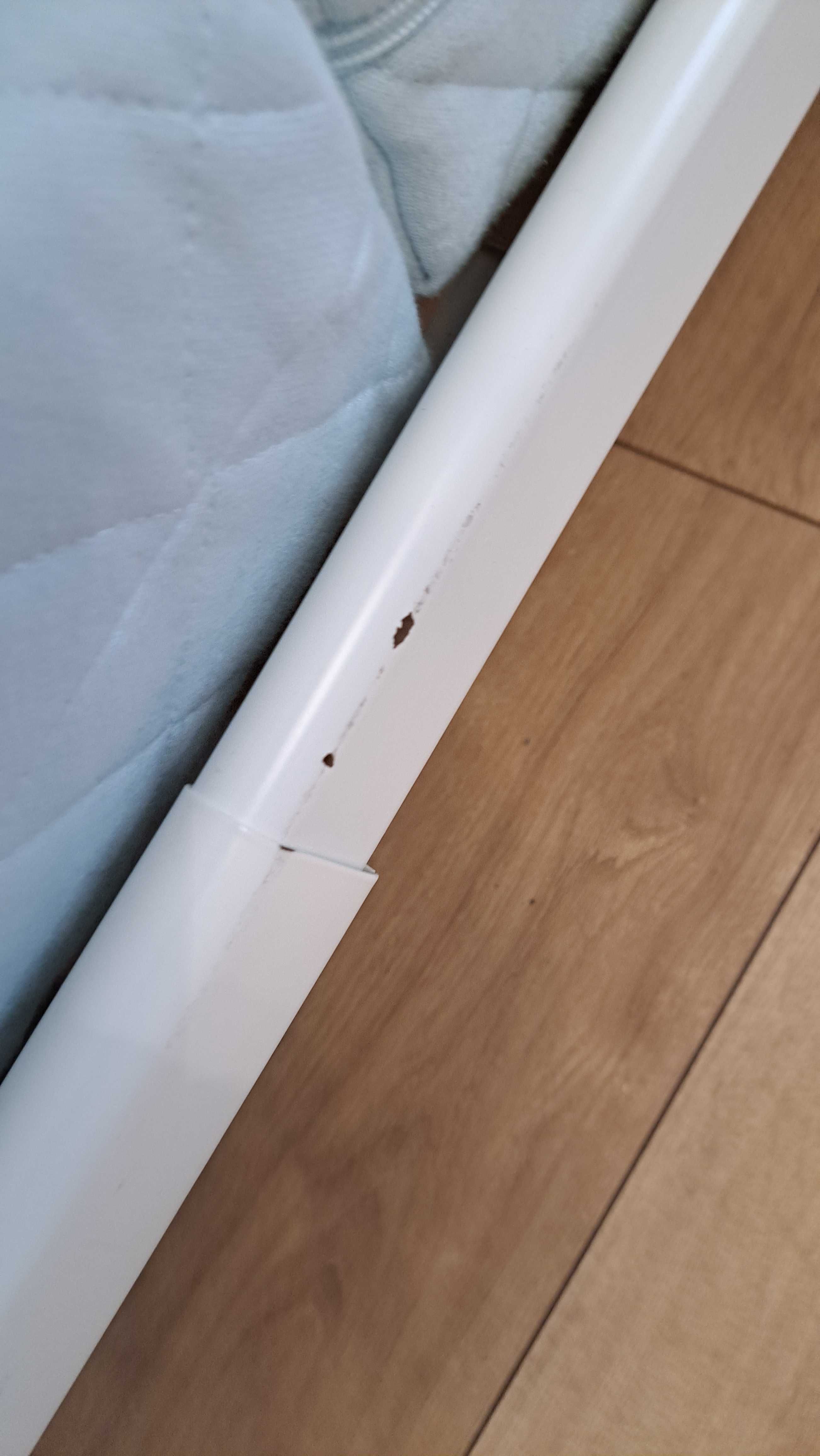 IKEA MINNEN łóżko rosnące rama łóżka BIAŁY używane