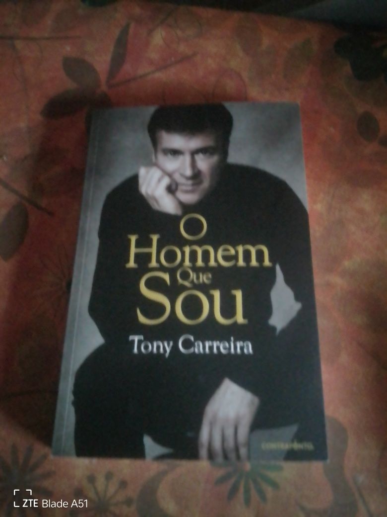 Livro - O homem que sou - Tony Carreira