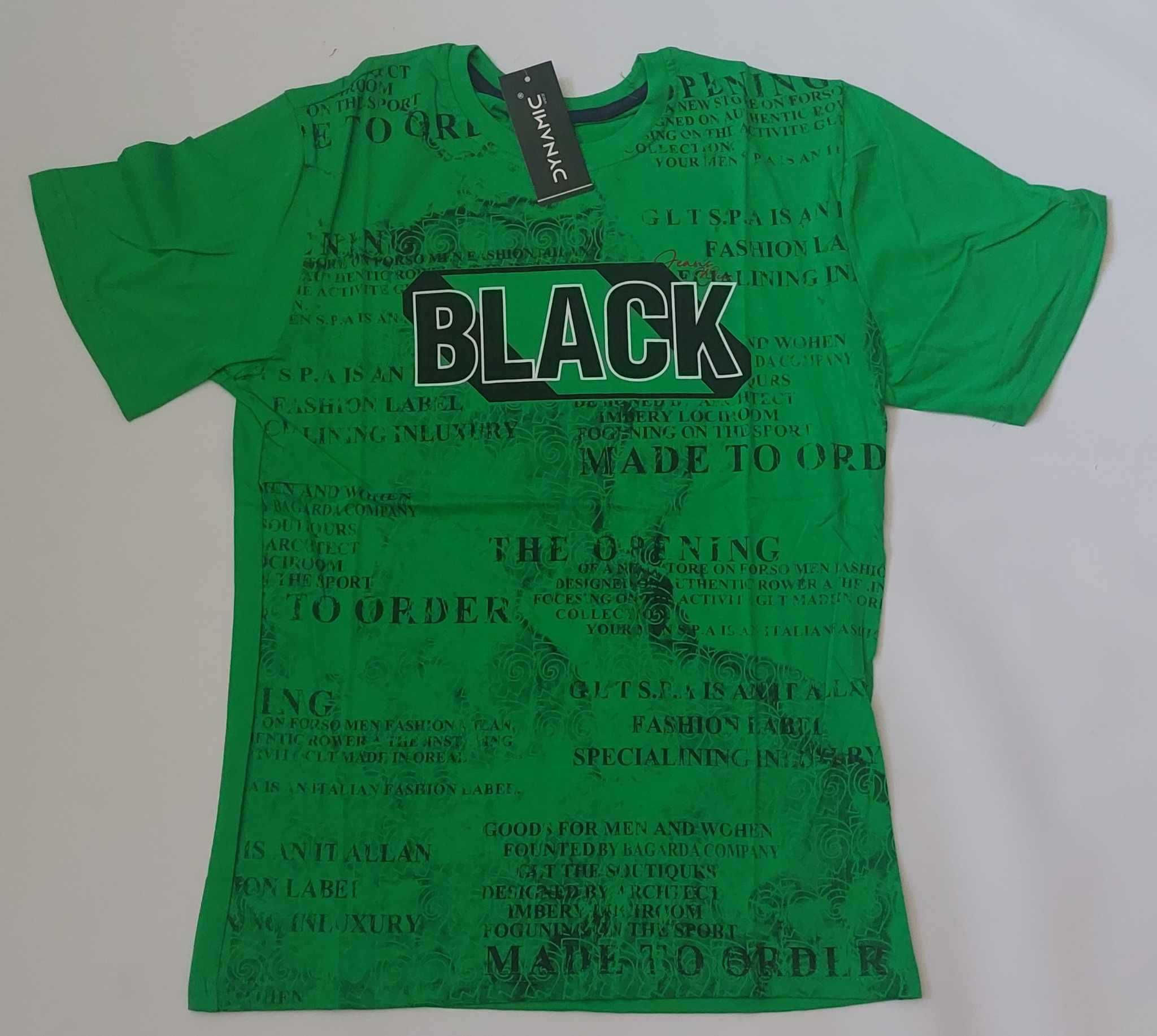 Koszulka męska bawełna t-shirt męski turecki DYNAMIC 2XL obwód 112 cm