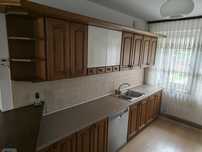 Rezerwacja Meble kuchenne drewno dębowe drewniane blat MDF Stan bardzo