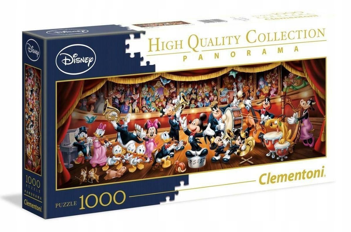 Puzzle 1000 Panorama Disney Orchestra, Clementoni