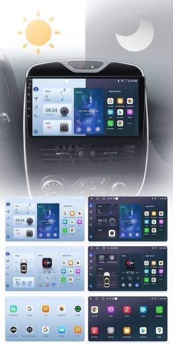 Radio nawigacja Renault Clio 4 ZOE Carplay Android 2GB 32GB Plus