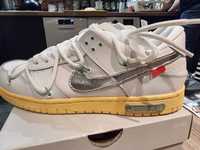 Nowe buty Nike dunk Low off white lot 1