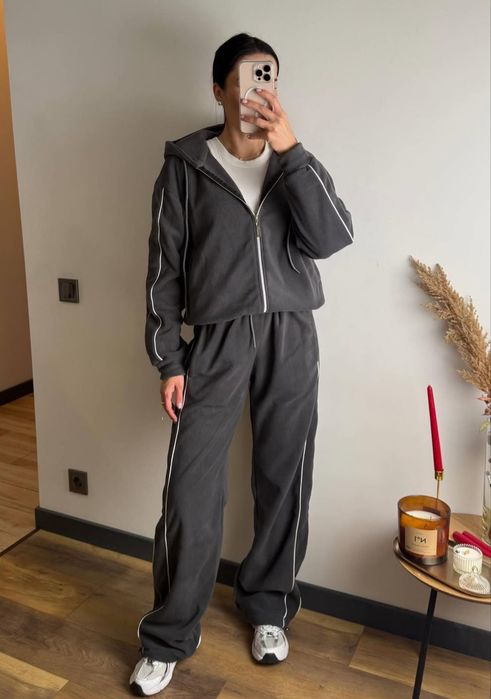 Трендовий теплий костюм Тедді флісовий розмір М-Л