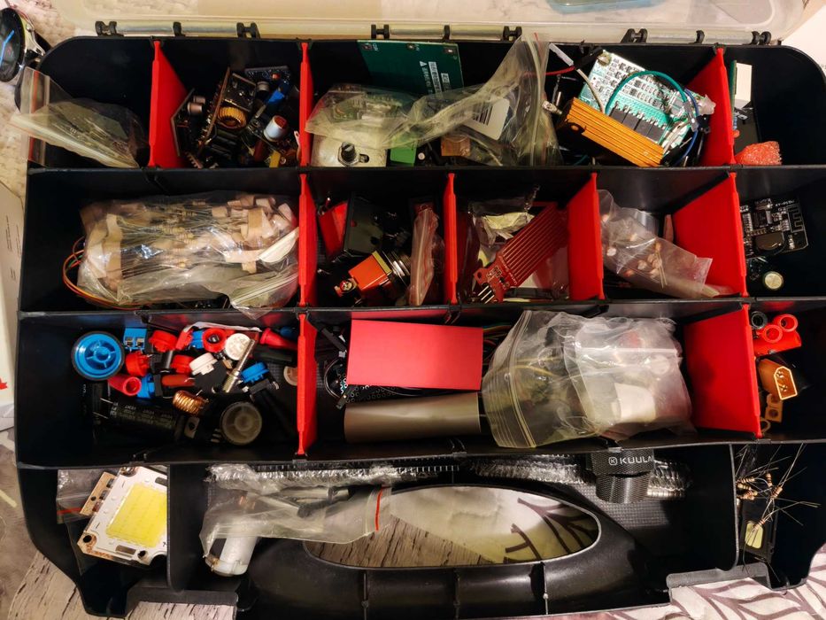 Duży zestaw elektroniki: Arduino, moduły, czujniki, zasilacze