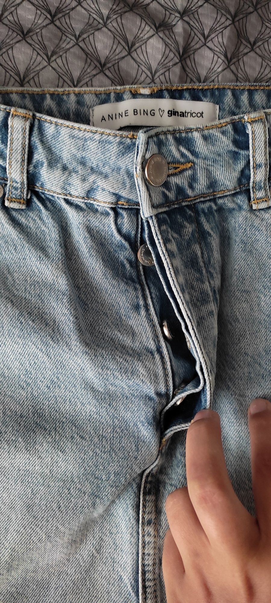 Jeansowa spódnica gina tricot M