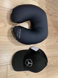 Mercedes Benz czapka z daszkiem + poduszka turystyczna