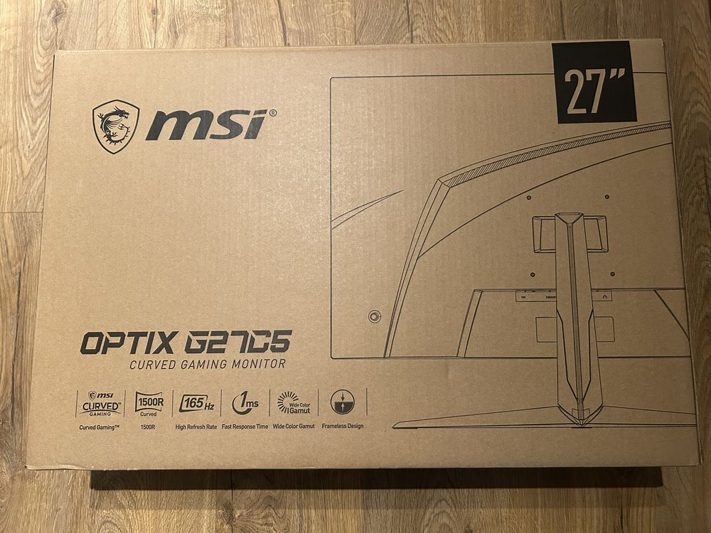 Monitor MSI Optix G27C5 Curved czarny