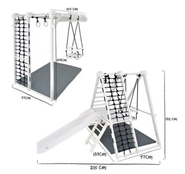 Drabinka FIGELO zjeżdżalnia, huśtawki, ścianka wspinaczkowa dla dzieci