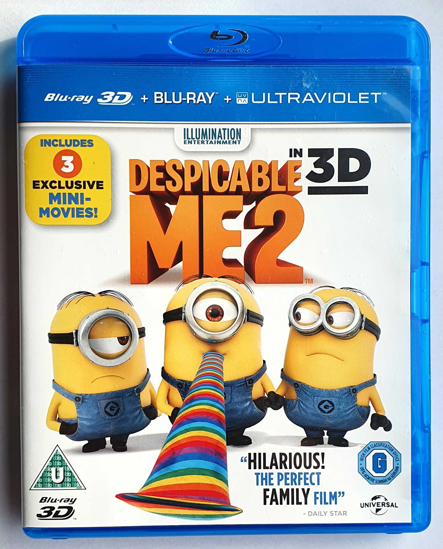 Minionki Rozrabiają 3D + 2D PL film bluray