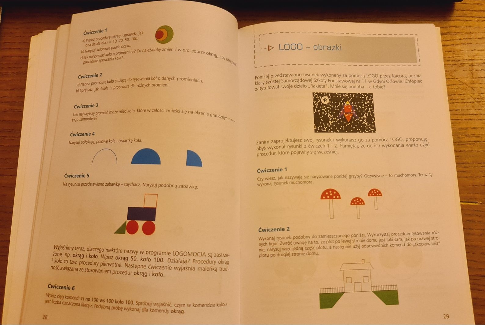 Logo na lekcjach informatyki I matematyki szkoła podstawowa Zarzycki