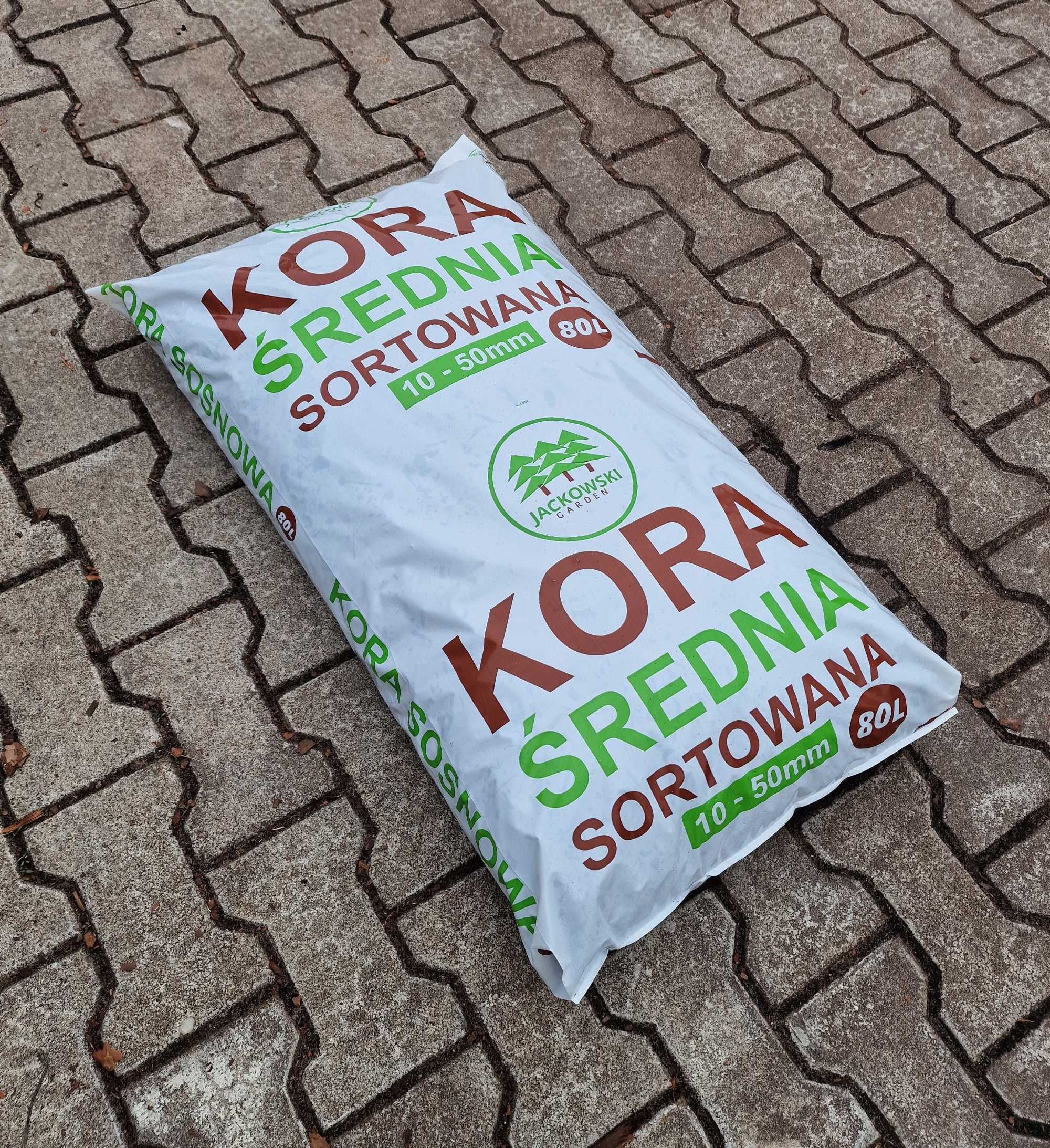 KORA SOSNOWA 80L Sortowana Ogrodowa Workowana Kalisz Jackowski GARDEN