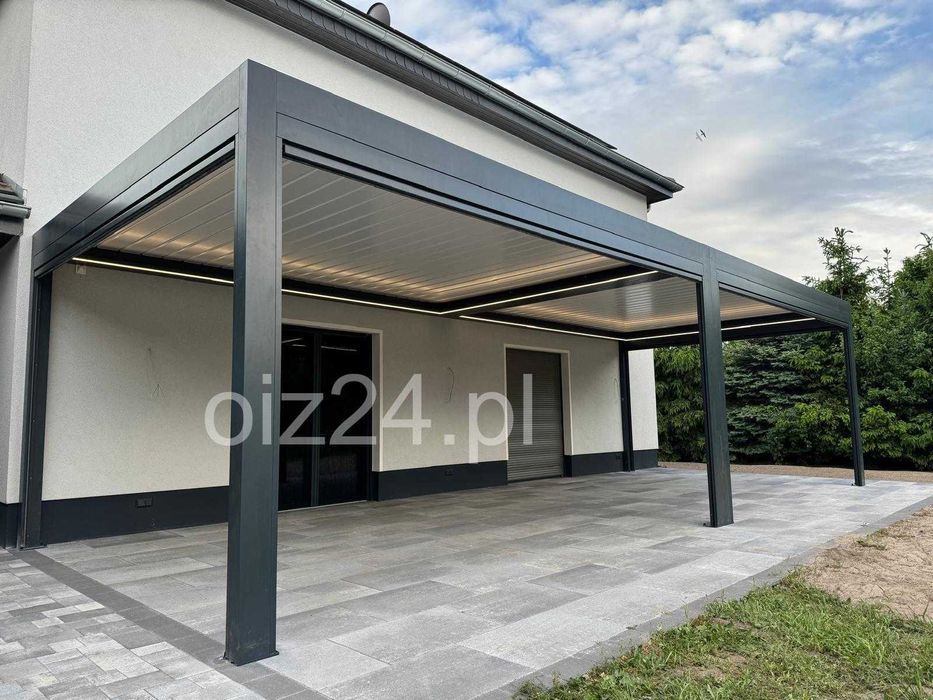 Najtaniej ! ! ! Pergola Zadaszenie Aluminium Taras Lamele Led