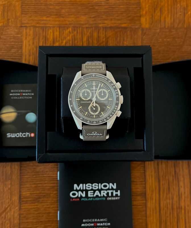 Omega x Swatch Mission on Earth desert bioceramic