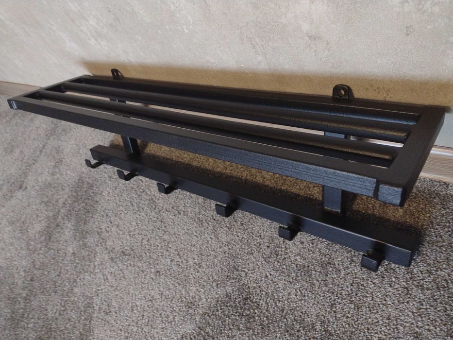 wieszak LOFT  z profila zamkniętego , metalu na przedpokój