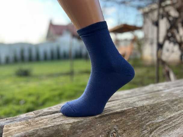 10пар 145грн носки мужские чоловічі високі однотонні сині демісезон