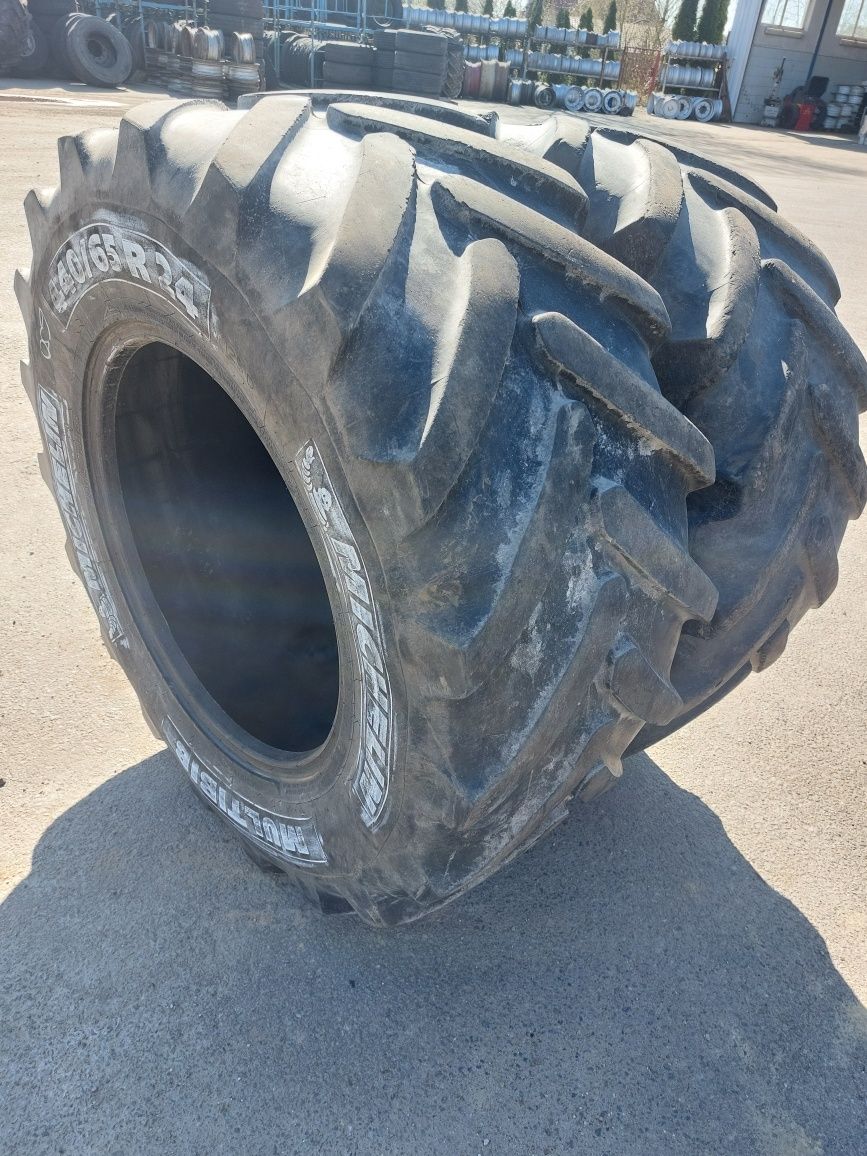 440/65R24 Michelin opony używane rolnicze para