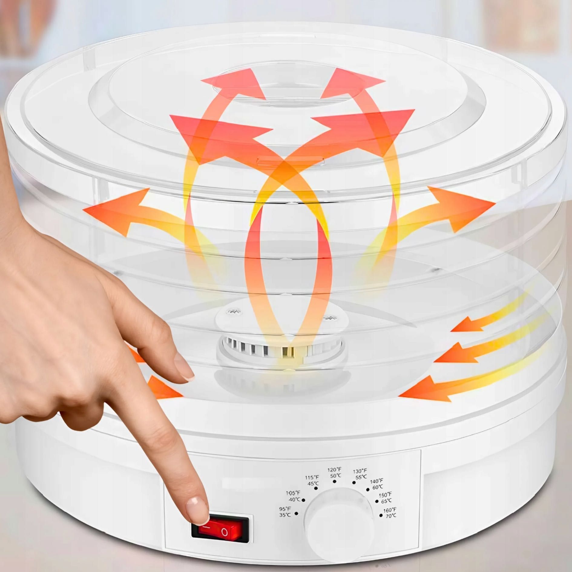 SUSZARKA DO GRZYBÓW żywności mięsa owoców spożywcza 350 W 5 SIT
