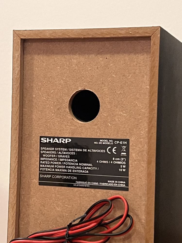 Głośniki Sharp - model nr CP-E1H