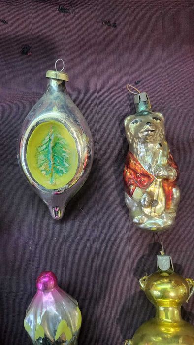 елочные винтажные игрушки  ссср