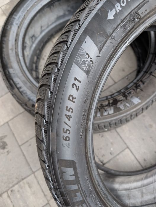 Пара зимних шин 265/45 R21 Michelin pilot alpin 5
