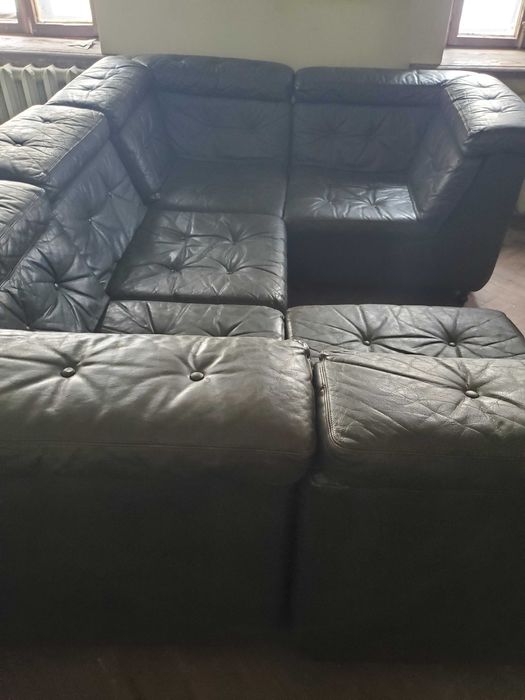 Кожаный кресло-диван-уголок Голландия