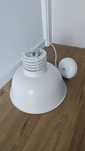 Lampa metalowa biała
