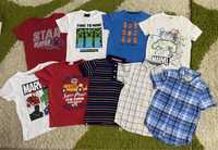 Футболки рубашки для мальчика на 6-7 и 7-8 лет 122 -128 см