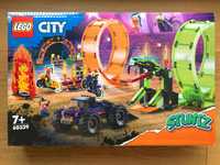 LEGO City 60339 Kaskaderska arena z dwoma pętlami - NOWE