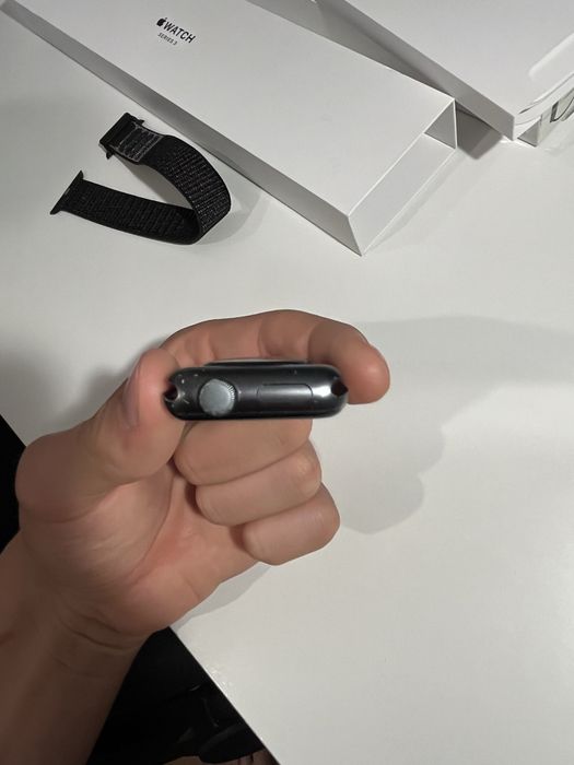 Apple watch series 3 38mm srebrny