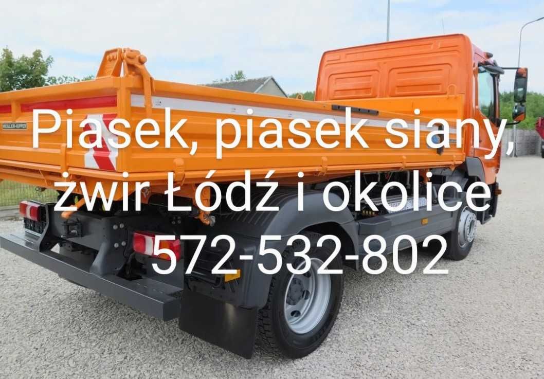 Piasek (pod kostkę, do murowania, do mixokreta) Łódź i okolice