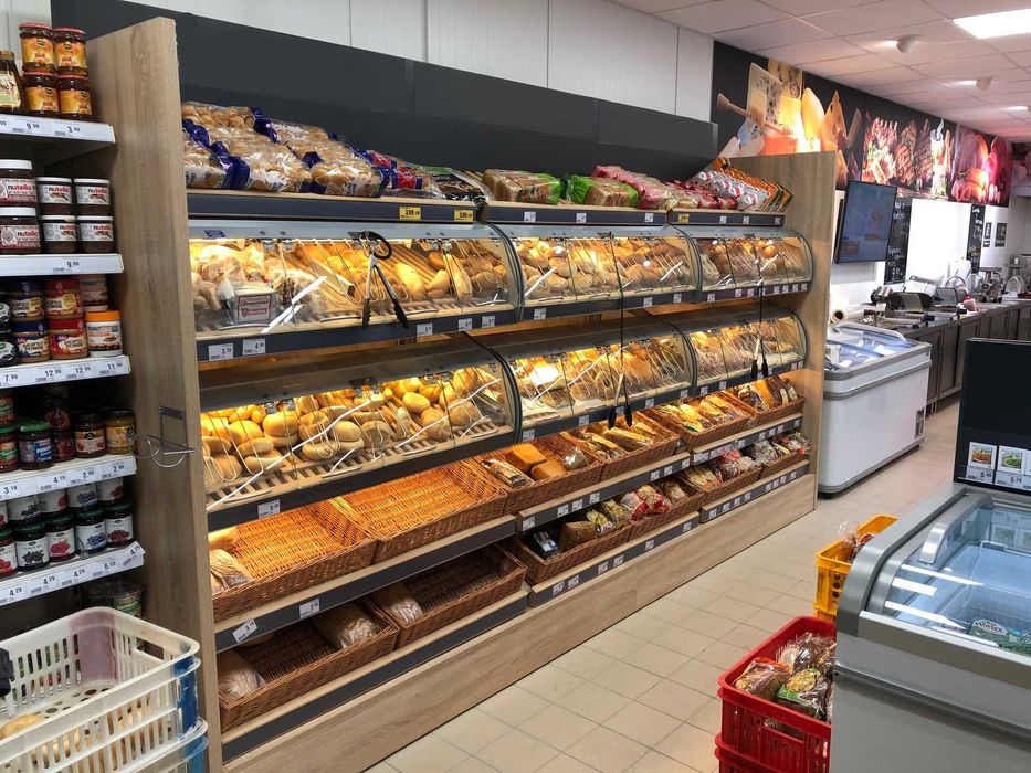 Regał sklepowy piekarniczy regał na pieczywo