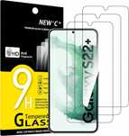 NEW'C 3 sztuki Ochraniacz Ekranu do Samsung Galaxy S22+ / S22 Plus
