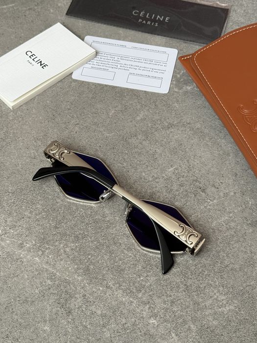 Сонцезахисні окуляри селін CL40254U triomphe metal Losange geometric