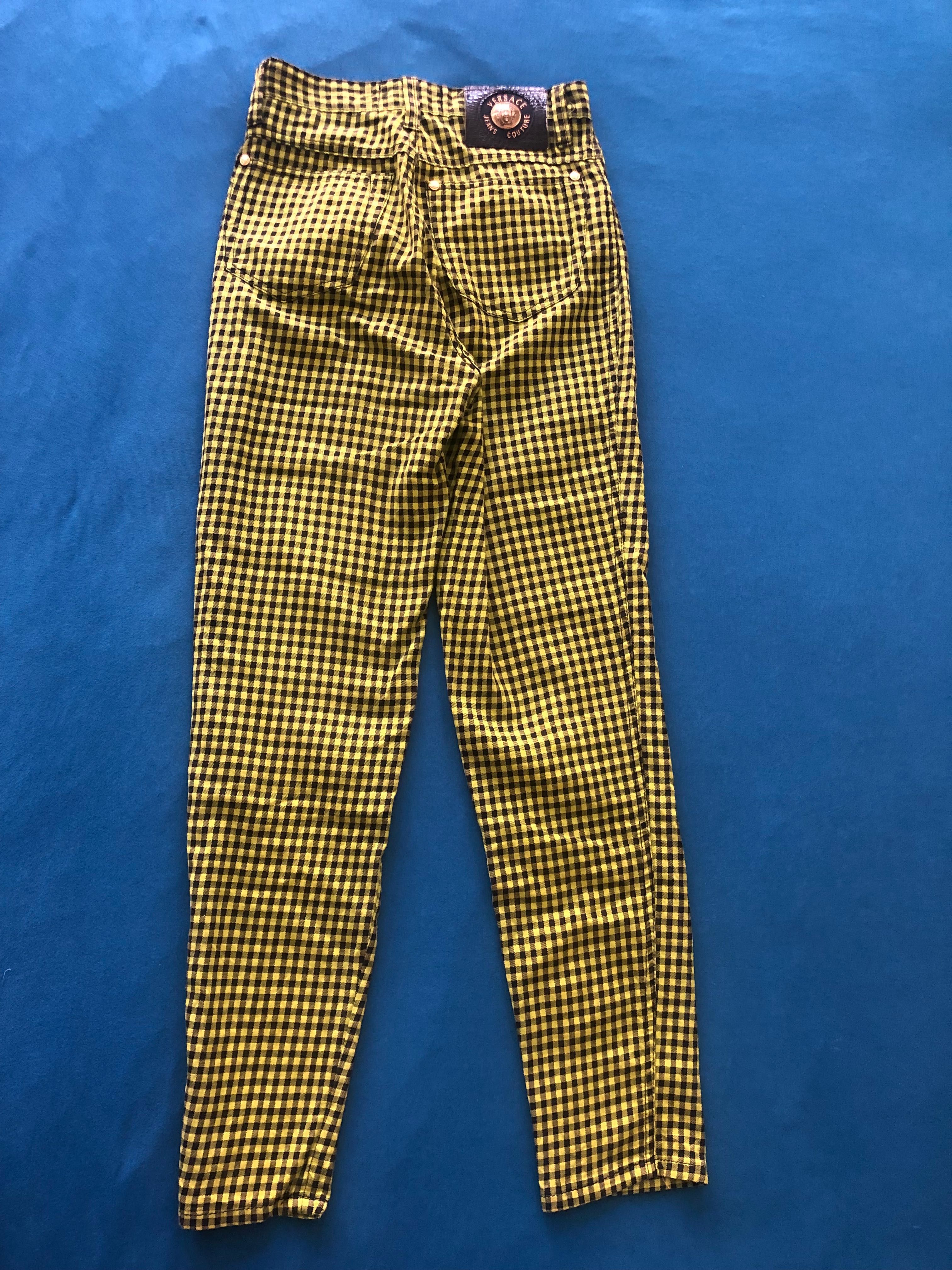 Calças Versace 80s trousers punk vintage