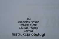 Instrukcja obsługi DTR TEREX 820 860 SX 860 SX ELITE 970 980 ELITE TX