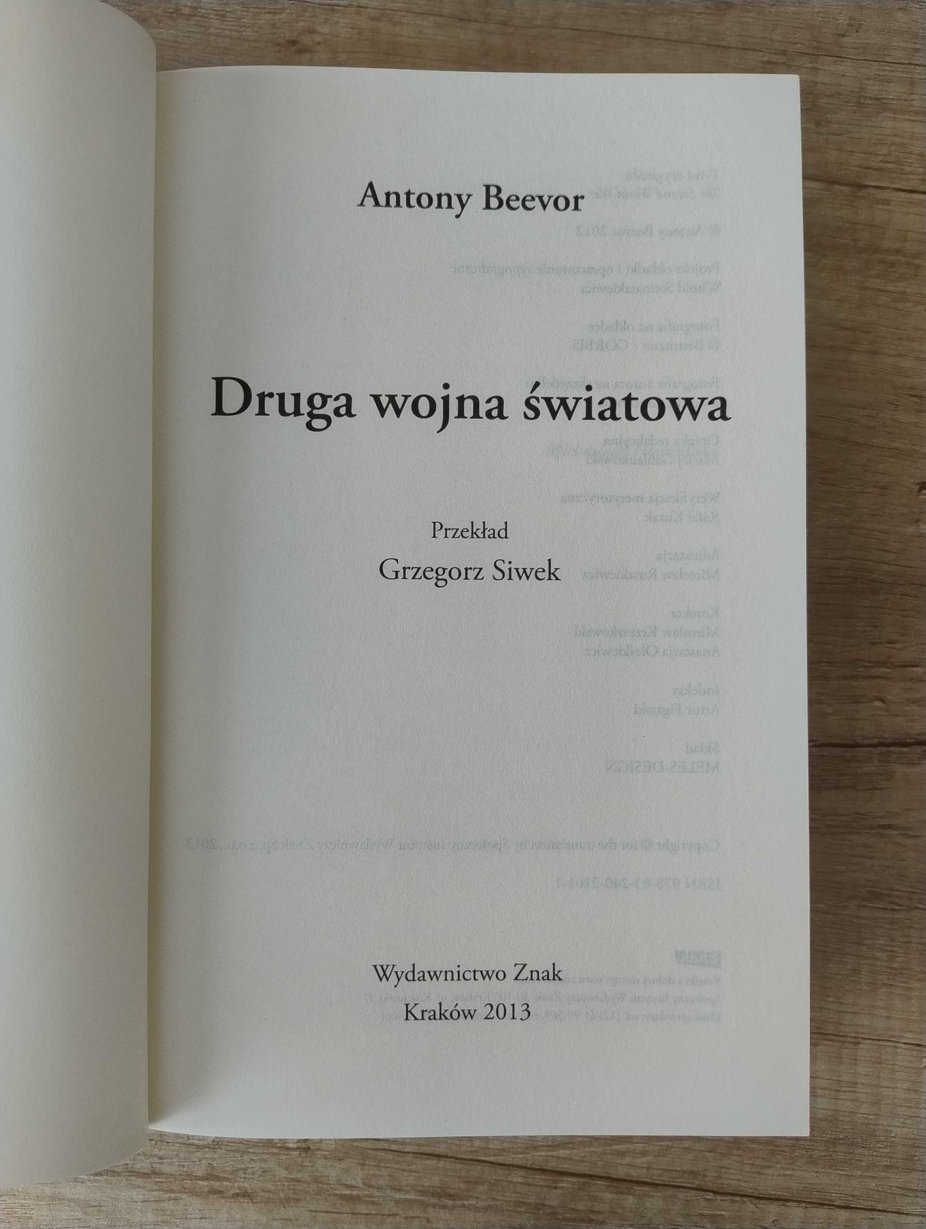 Antony Beevor – Druga wojna światowa