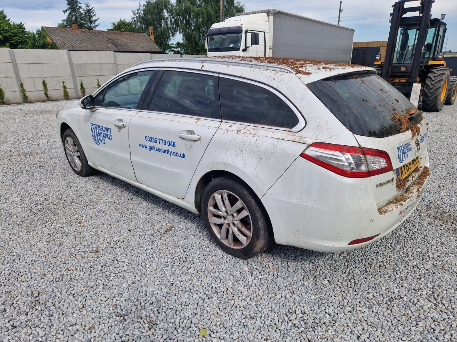 Peugeot 508 SW KWED biała perła zderzak tył tylny kompletny wysyłka