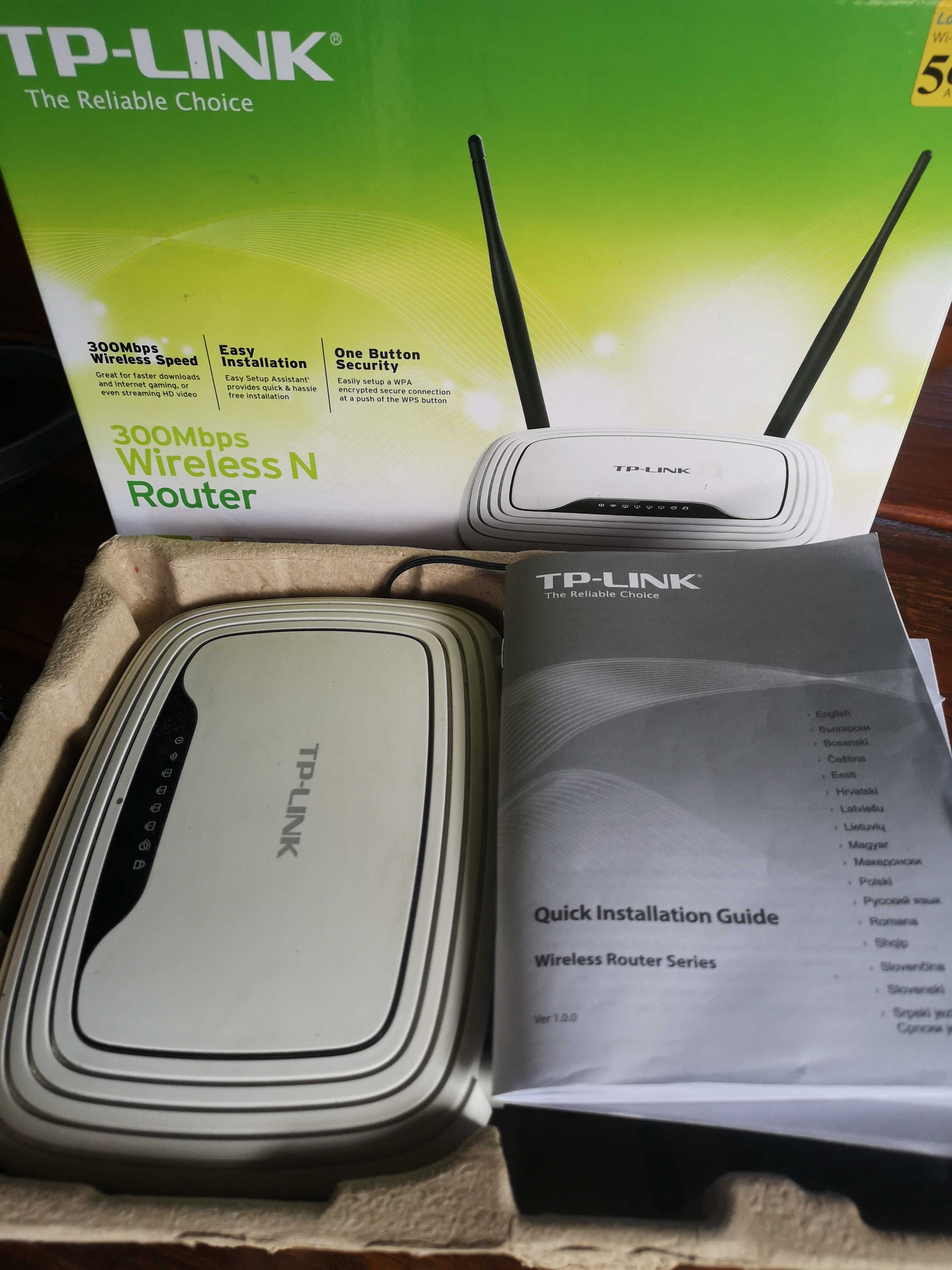 Bezprzewodowy router TP Link DSL model TL WR841N