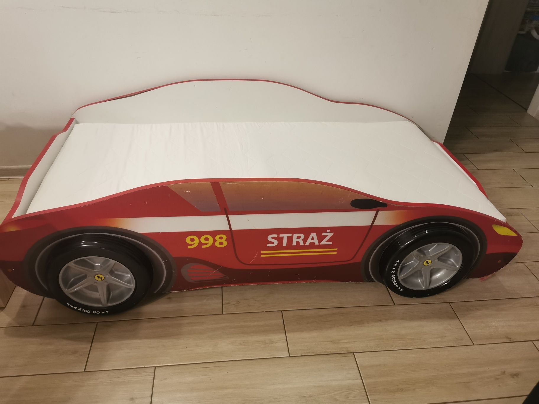 Łóżko auto straż
