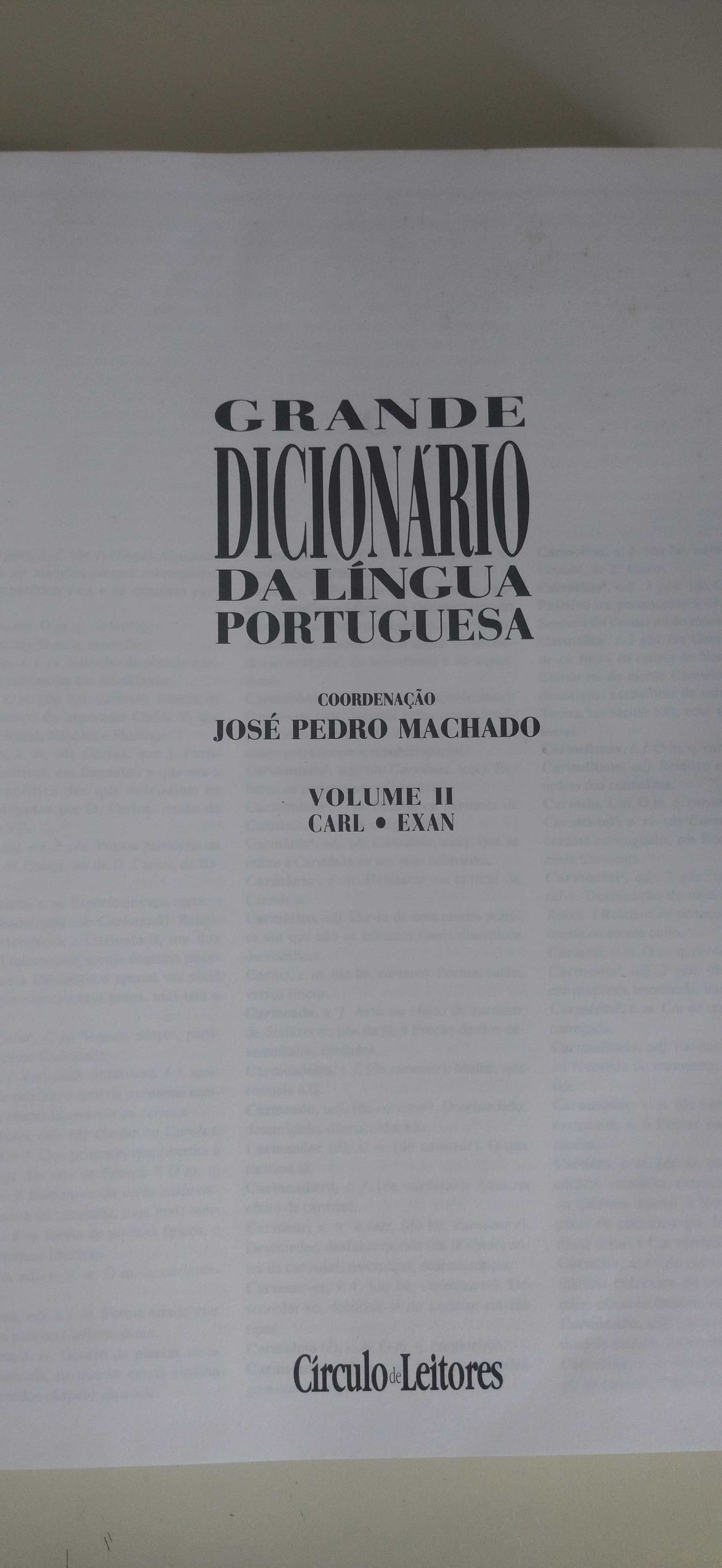 Grande Dicionário da Língua Portuguesa {CARL a EXAN}