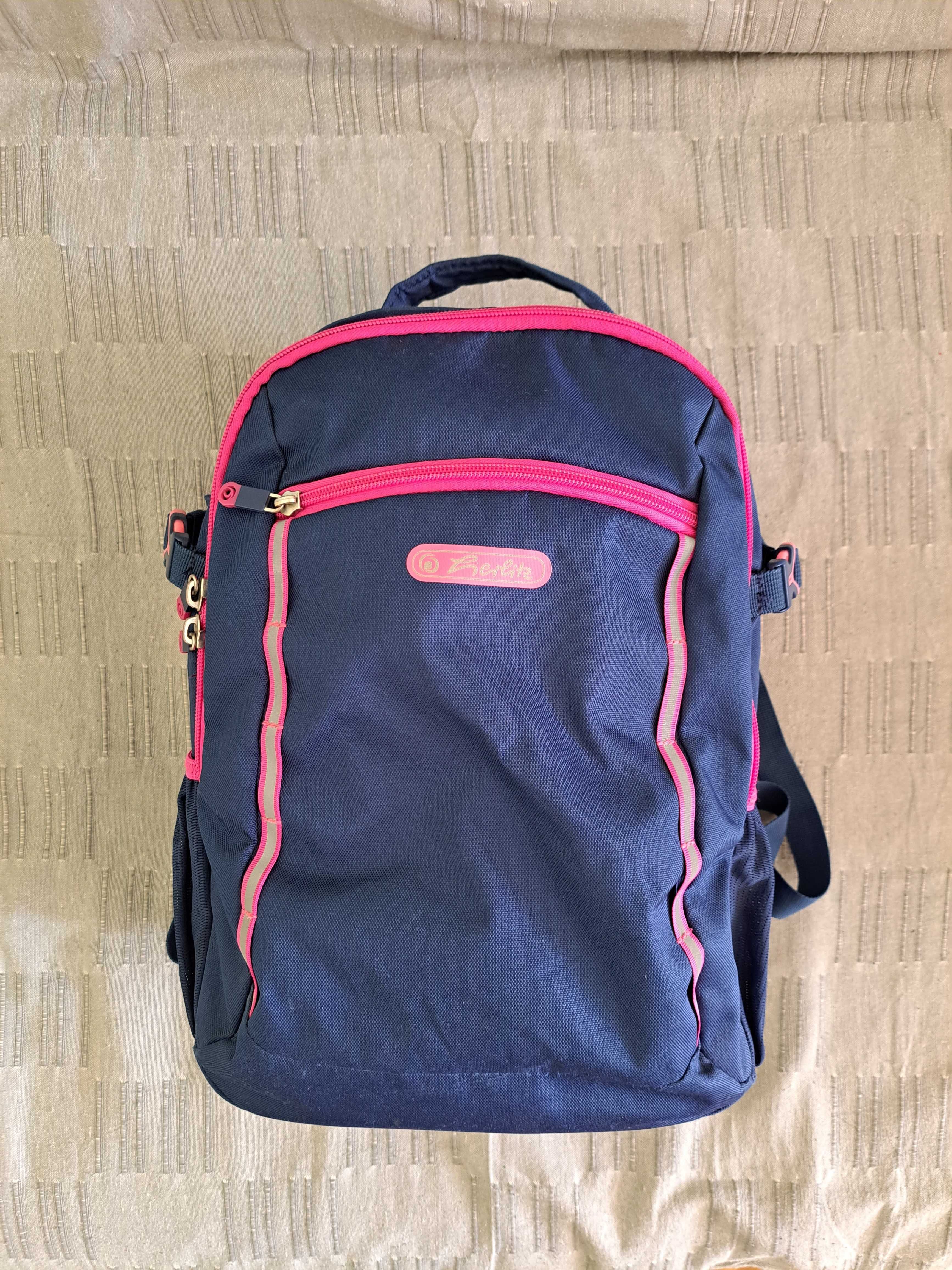 Рюкзак шкільний Herlitz ULTIMATE Navy Pink синій (50032778)
