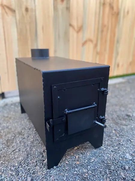 СТАЛЬ 3мм‼️Сучасні буржуйки для дому/маленька буржуйка №23