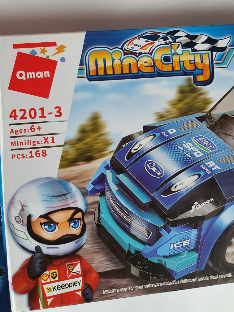 Конструктор Qman 4201-3 Mine City lego новий 168 деталей лего lego