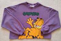 Bluza dziewczęca oversize Garfield H&M rozmiar 146/152, 10-12 lat