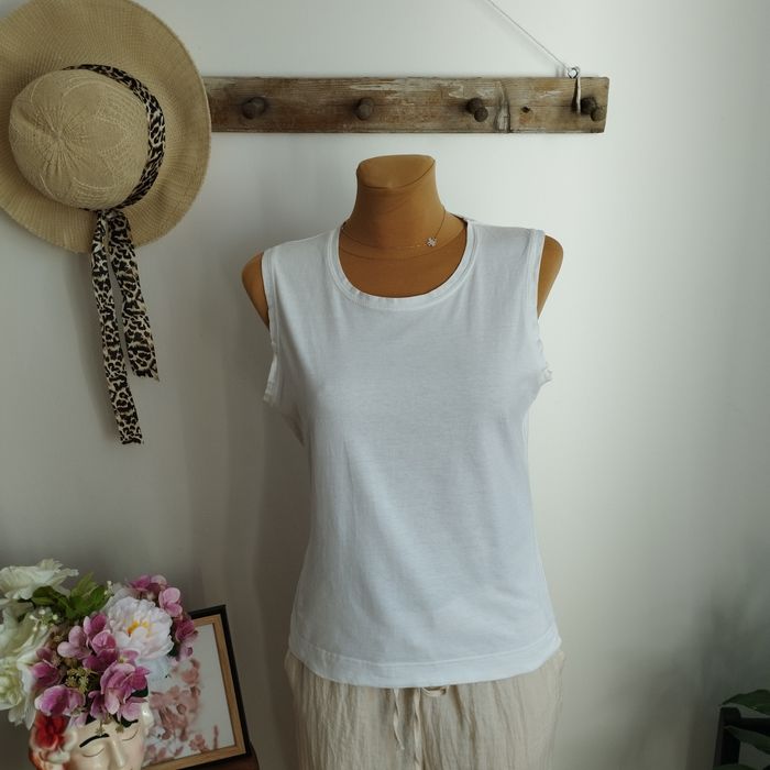 Biała podkoszulka damska Jerzees, 100% bawełna, rozmiar M