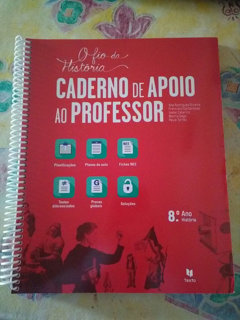 Caderno de Apoio ao Professor “O fio da História” 8° ano