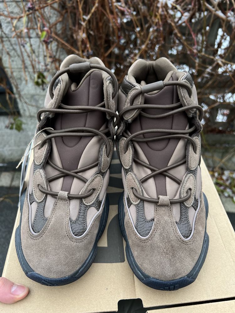Adidas Yeezy 500 High Taupe Black sneakersy wysokie kanye 46