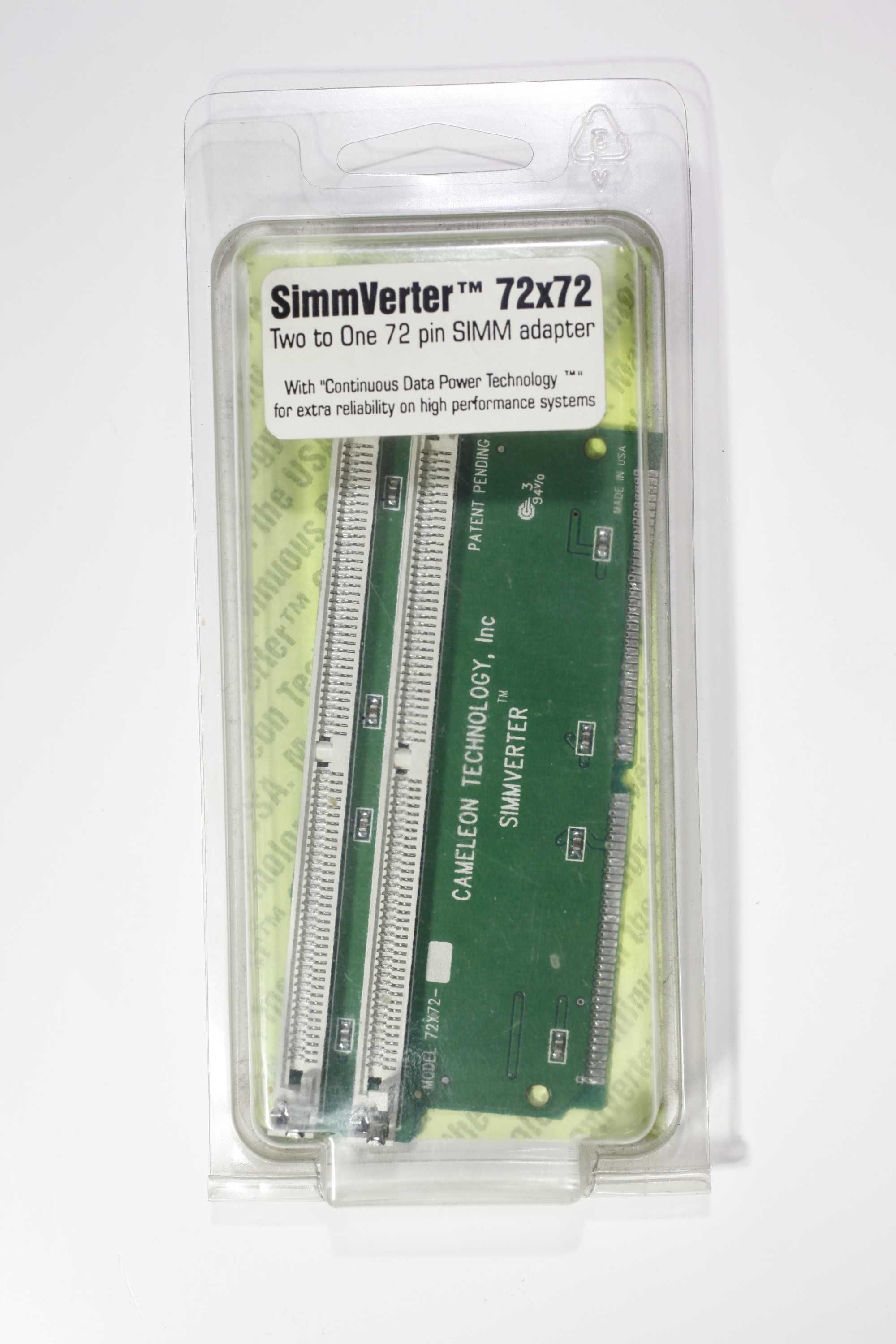 Адаптер SIMM 72pin  Cameleon Technology SimmVerter 72x72  раритет